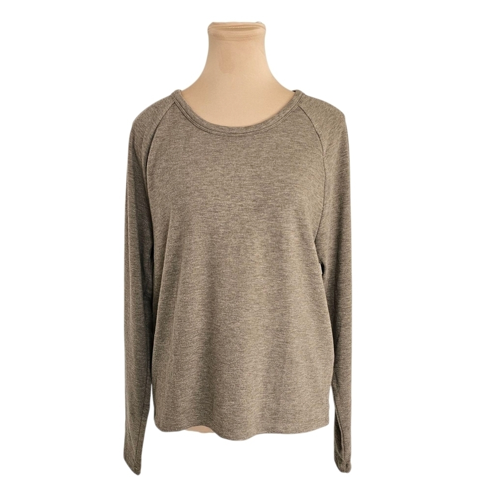 Wilfred Relaxed Long Sleeve Brown Tan Sweatshirt Sz S